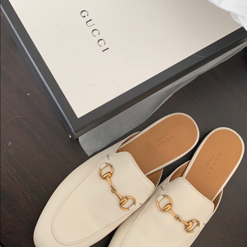 *SPECIAL* NEW White Gucci Princetown Loafers